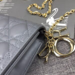 Christian Dior Lady Dior Pouch Blue